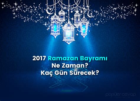 ramazan bayramı 1 gün 2017